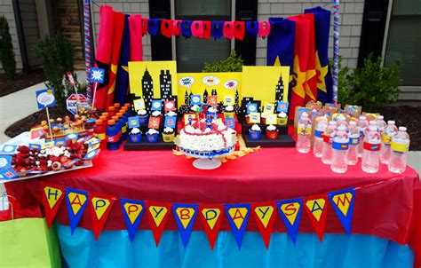 superhero table decorations|Superhero Table Decorations .